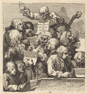 歌手の合唱 作： William Hogarth