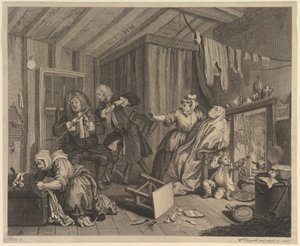 1732年4月以前のハーロッツの進歩、プレート5。