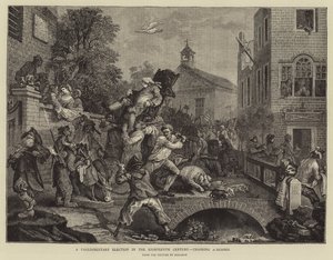 議長を務める18世紀の議会選挙 作： William Hogarth