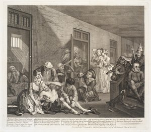 レーキの進歩 作： William Hogarth