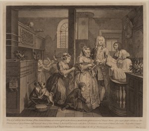 レーキの進歩、プレート5 作： William Hogarth