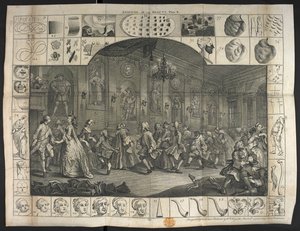 大勢の人が踊る 作： William Hogarth