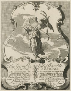ゴールドスミスエリスギャンブルの広告 作： William Hogarth