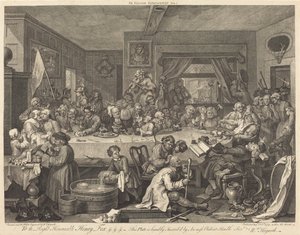 選挙エンターテイメント 作： William Hogarth