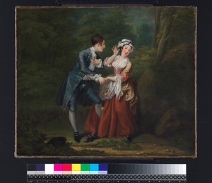 以前は、c.1730-31（ペアの1つ、58828を参照） 作： William Hogarth