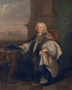 ベンジャミンホードリー、ウィンチェスターの司教、1742年 作： William Hogarth