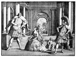 Berenstat、Cuzzoni、Senesino c1725。 作： William Hogarth