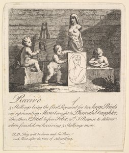 自然を覗く少年たち、1731-51。 作： William Hogarth