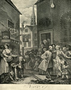 正午のコベントガーデン、1738年、1925年。