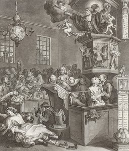 信憑性、迷信、狂信、迷信と狂信。 1762 1762 作： William Hogarth