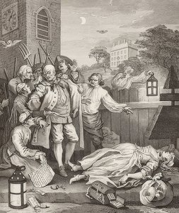 完璧さの残酷さ。 From：残酷な四段階-残酷な四段階。 1751 作： William Hogarth