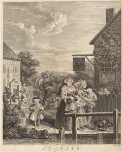 夜 作： William Hogarth