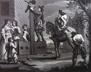 サミュエル・バトラー『フディブラス』扉絵 作： William Hogarth