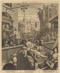 ジンレーン 作： William Hogarth