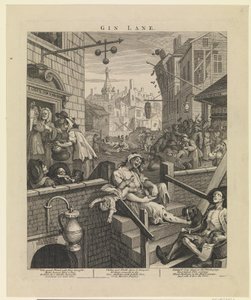ジンレーン 作： William Hogarth