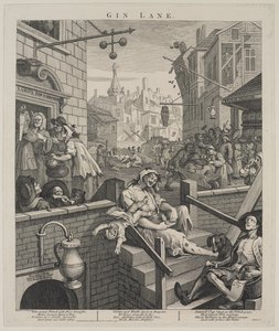 ジンレーン 作： William Hogarth