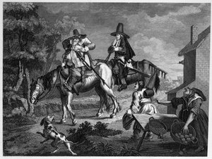 Hudibras Sallies Forth 作： William Hogarth
