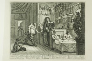 フディブラスと法学者、『フディブラス』より第12曲 作： William Hogarth