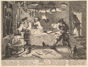 HudibrasはSidrophelと彼の男Whacum Twelve Large Illustrations for Sa ...、2月1725-26を破っています。 作： William Hogarth