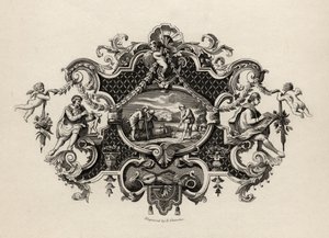 「ウィリアムホガースの作品」からE.シャベーンが彫刻した銀の大型ジョッキの印象、1833年発行 作： William Hogarth
