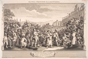 産業と怠惰 作： William Hogarth