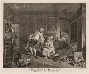 結婚アラモード：伯爵の死、1745年。