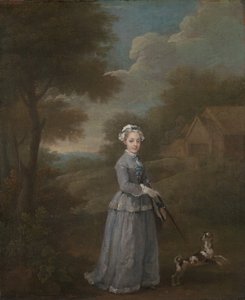 ミス・ウッド、1730年頃 作： William Hogarth