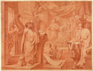 フェリクスの前のパウロ 作： William Hogarth