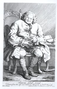 ロバート卿、サイモンフレイザーの肖像（c.1667-1747）1746年8月25日 作： William Hogarth