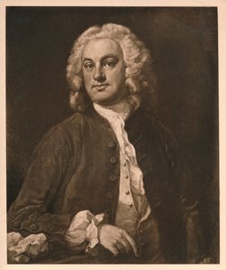 男の肖像、1741 作： William Hogarth