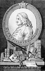 小説家で劇作家のヘンリー フィールディングの肖像画 1707 ～ 1754 年、1762 年。