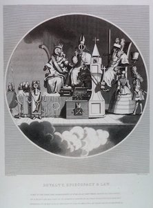 王権・司教権・法律 作： William Hogarth
