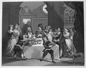 医者に飢えたサンチョ 作： William Hogarth