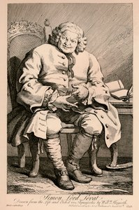 ロバート卿、サイモン、1746 作： William Hogarth