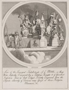 あなたがたの月の主要な住民のいくつか：王族、監督制および法 作： William Hogarth