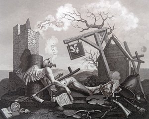 テールピース、またはバトス 作： William Hogarth