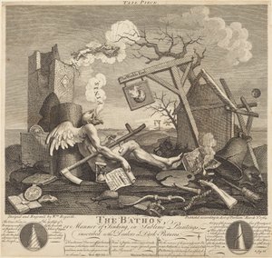 テイルピース、またはバソス 作： William Hogarth