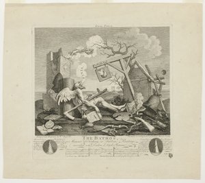テールピース、またはバトス 作： William Hogarth