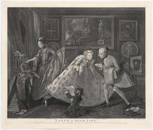 サミュエルフィリップスによって刻まれたハイライフの味、1808 作： William Hogarth