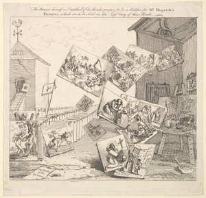 写真の戦い、1745年。 作： William Hogarth