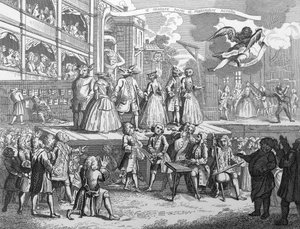 乞食のオペラ銅貨 作： William Hogarth