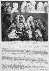ベンチ、1758 作： William Hogarth