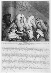 ベンチ、1758 作： William Hogarth