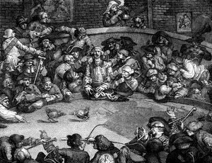 コックピット、1759。 作： William Hogarth