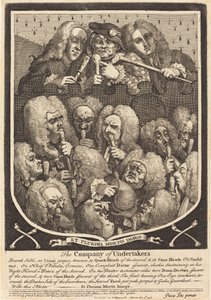 アンダーテイカーの会社 作： William Hogarth