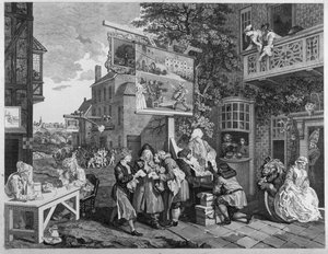 選挙II：投票のためのキャンバス、Charles Grignion（1717-1810）1757（1997も参照） 作： William Hogarth