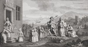 F.モレロンラケーブによって刻まれた鋳造 作： William Hogarth