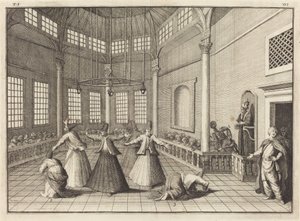 モスクの内部 作： William Hogarth