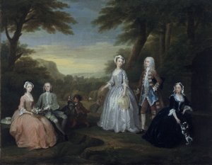 ジョーンズ家のカンバセーション・ピース 作： William Hogarth