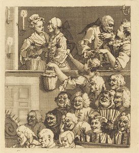 笑う観客 作： William Hogarth